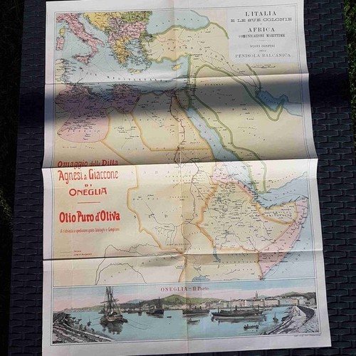 Carta africa italia colonie - africa,