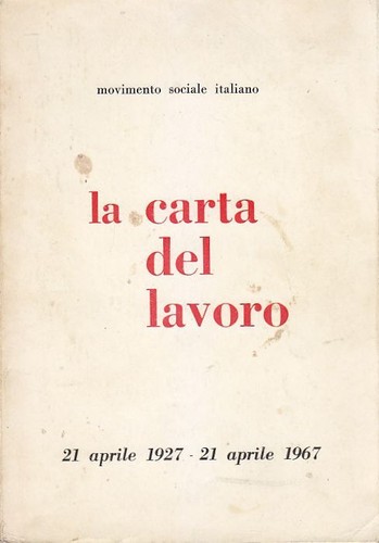 Carta del lavoro - 21, aprile