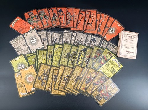 Mazzo carte vintage beghi anno - carte,