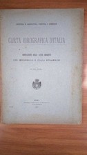 Carta idrografica d'Italia.