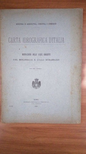Carta idrografica italia - idrografica, d'italia.