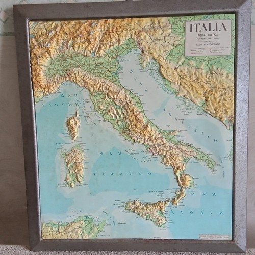 Carta geografica italia - carta,