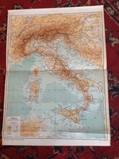 Carta Italia fisico-politica