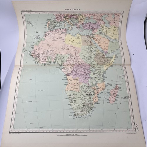 Stampa carta geografica africa - stampa,