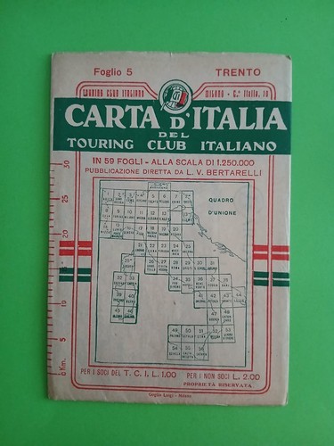 Carta italia del - carta, d'italia