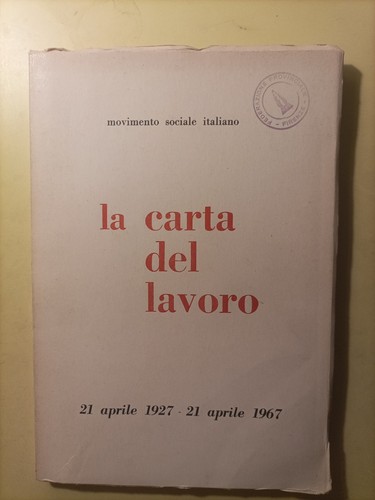 Carta del lavoro - carta, movimento