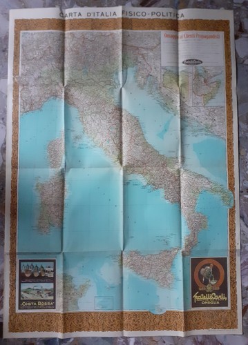 Cromolito pubblicitaria carta - ,
