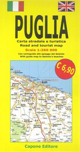 Puglia carta stradale guida - puglia.,
