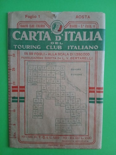 Carta italia del - carta, d'italia