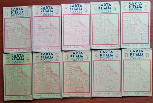 Carta italia 10 - d'italia, 1/10