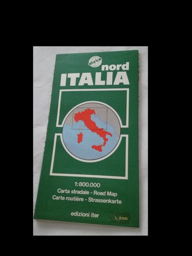 Italia nord carta stradale - italia,