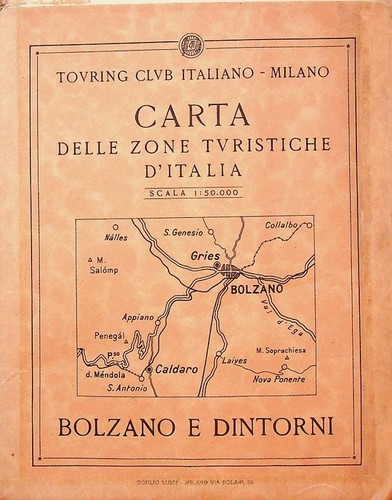Carta delle zone turistiche