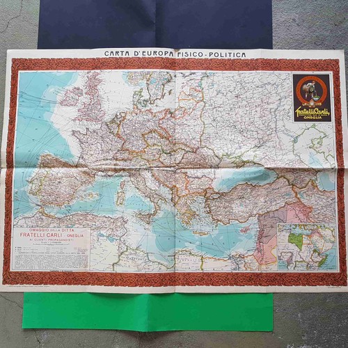 Carta europa fisico politica - fisico,